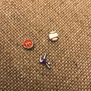 3 Origami Owl charms